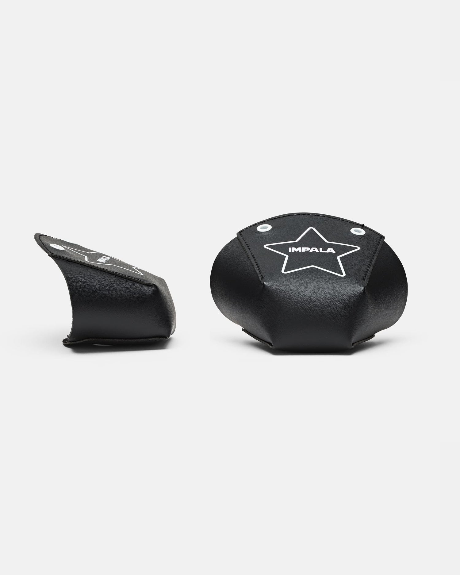 front and profile view of the Impala Toe Guard 2pk - Black
