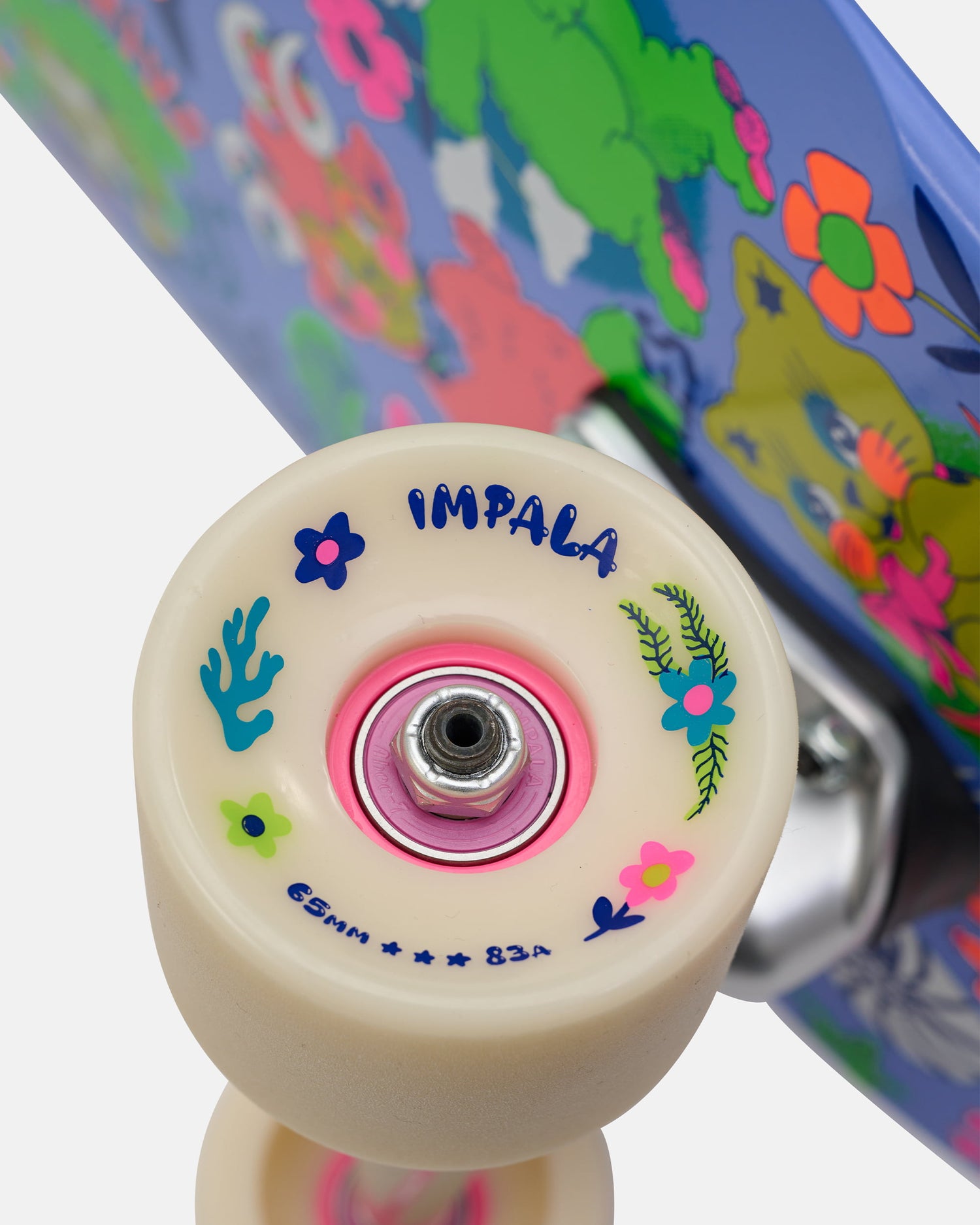 wheel detail of Impala Neptune Surf Skate - Char Bataille