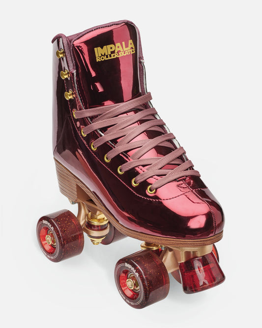 Front angled of Impala Quad Skate - Plum