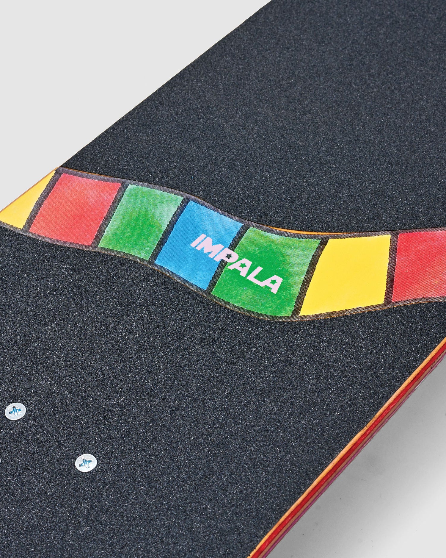 Grip tape detailing of Impala Serpens Skateboard - Art Baby Girl