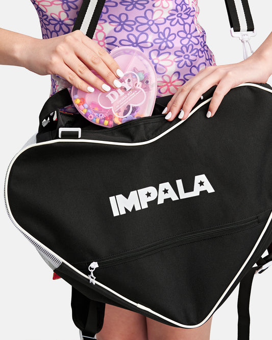 Detail shot of the Impala Skate Bag - Black. 