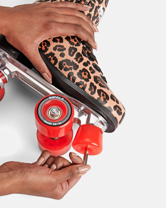Installing Red Impala Roller Skate Stoppers 
