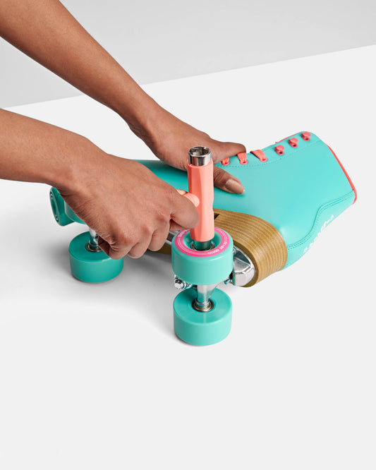 installing aqua impala roller skate wheels 