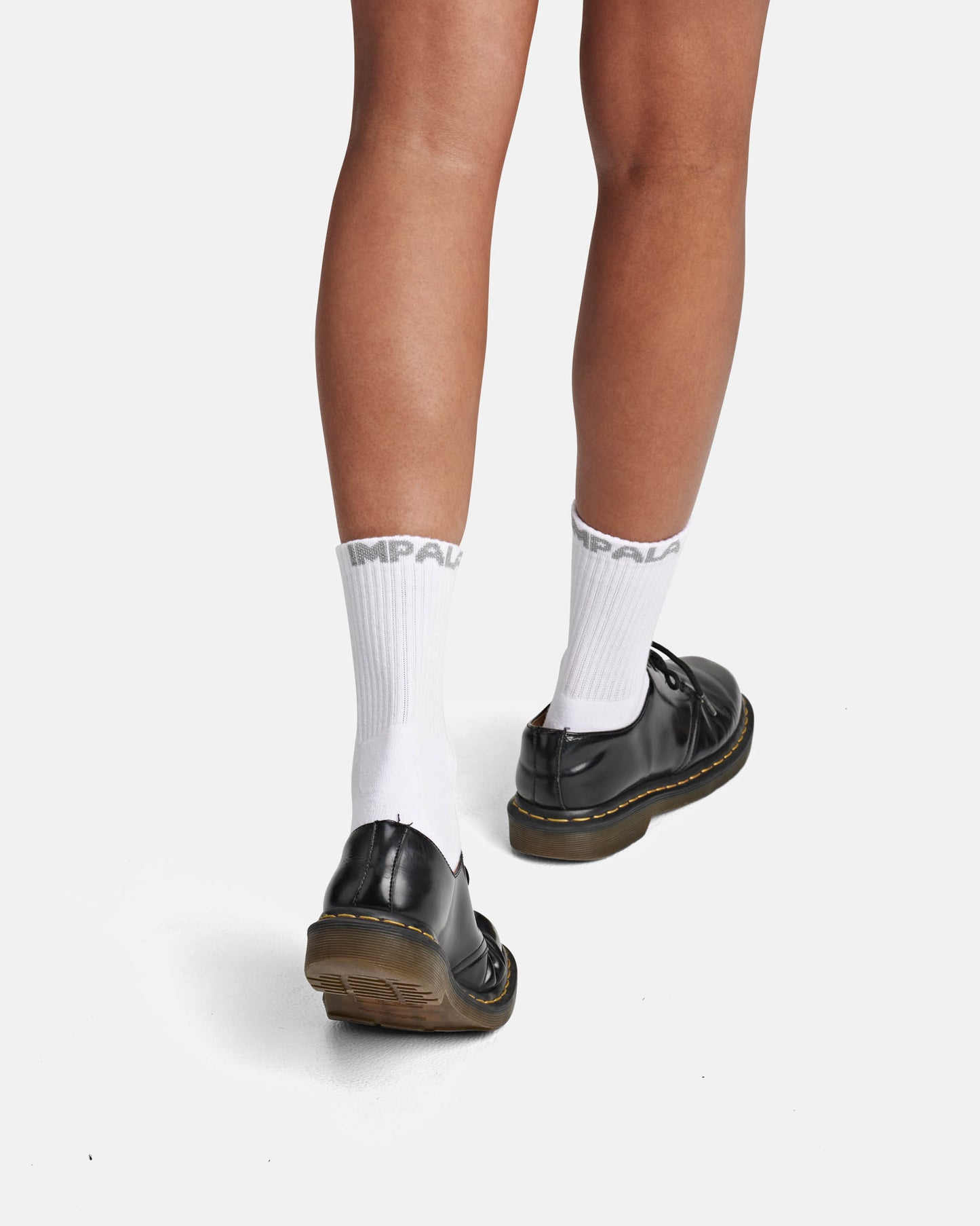 on feet grey logo impala everyday sock