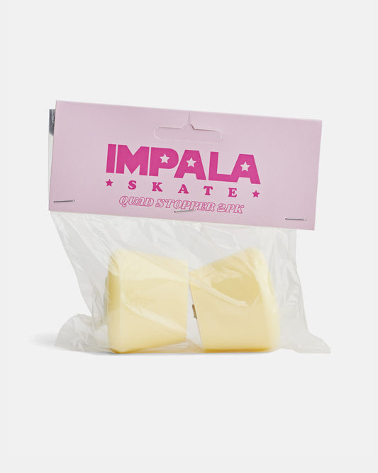 2 pack Pastel Yellow Impala Roller Skate Stoppers 