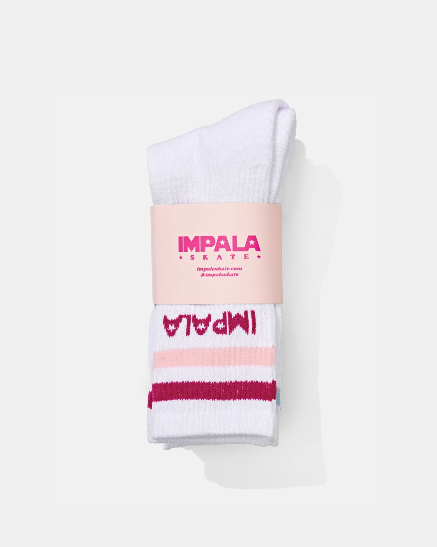 packaged 3 pack of Impala Stripe Sock 3pk - Pastel