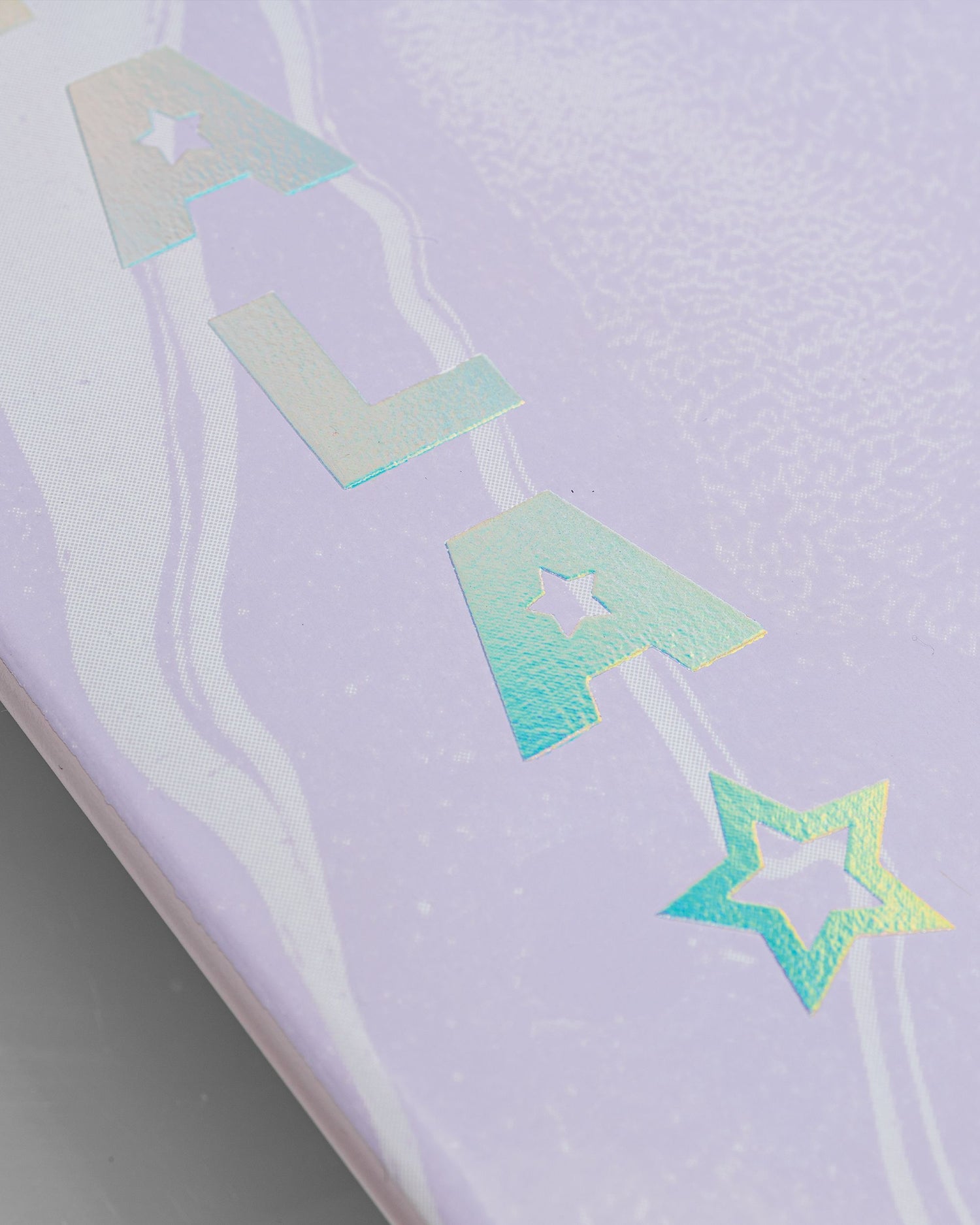 Graphic detailing of Impala Cosmos Skateboard - Purple