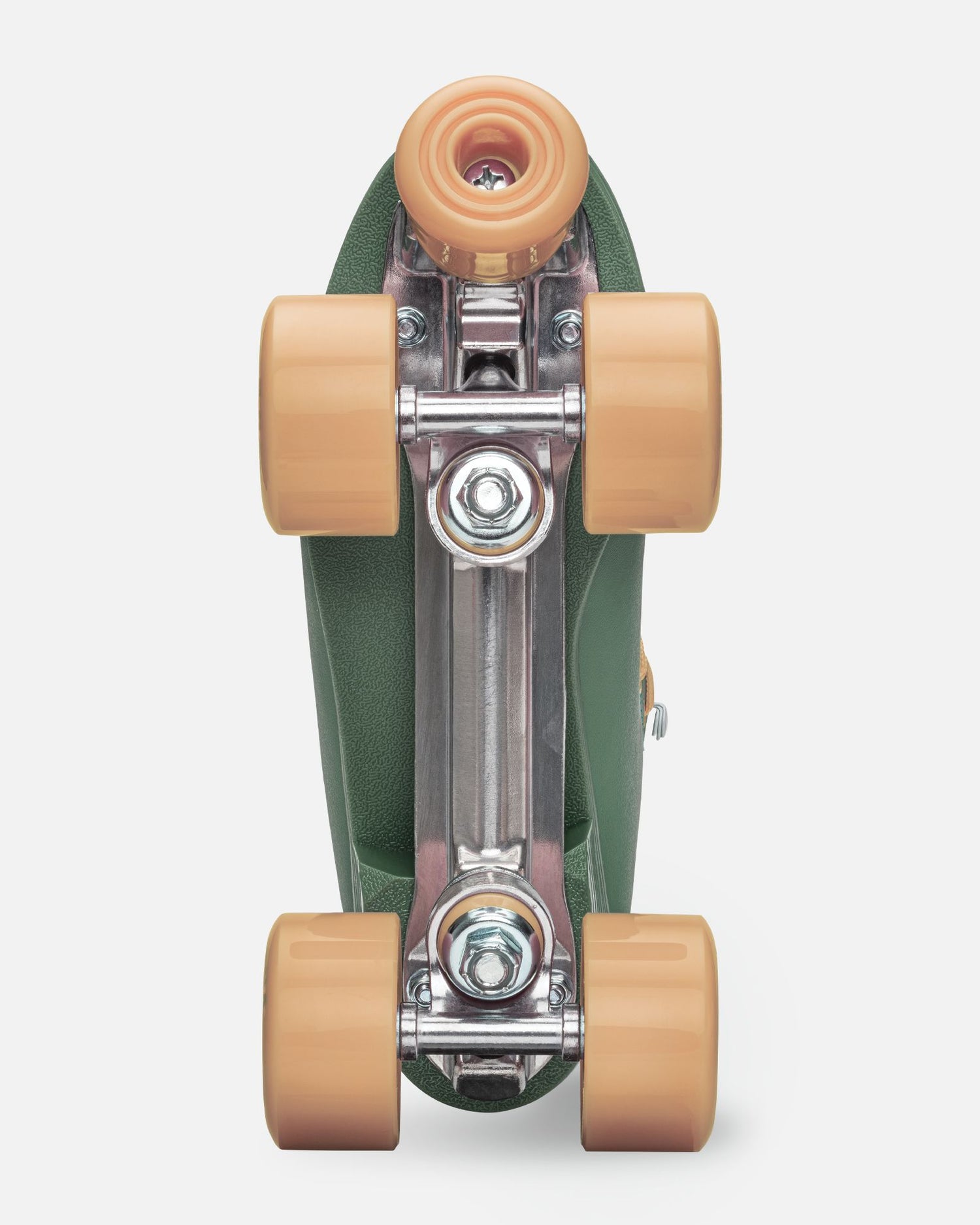 Bottom view of Impala Quad Skate - Forest Green