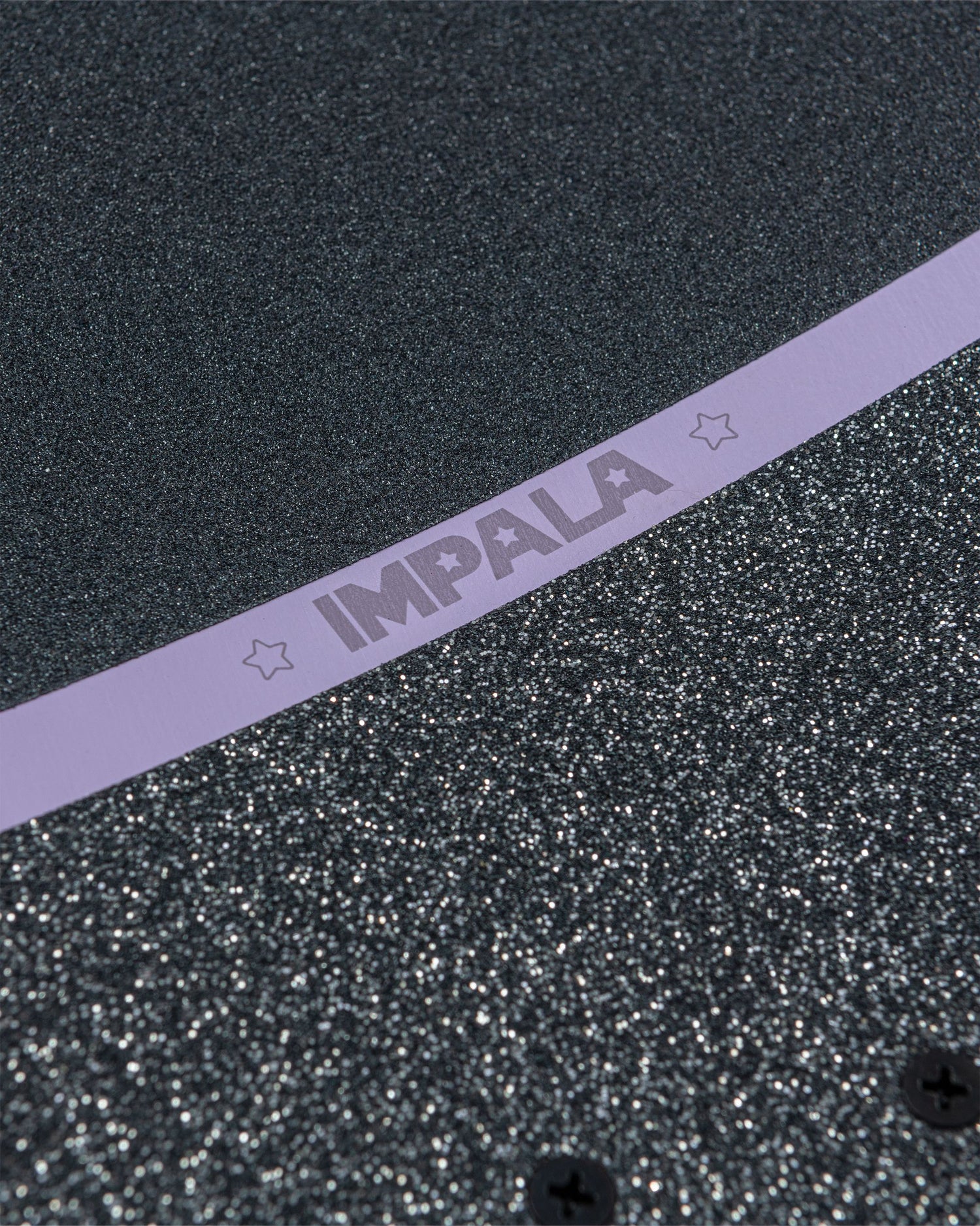 Grip tape detailing of Impala Cosmos Skateboard - Purple