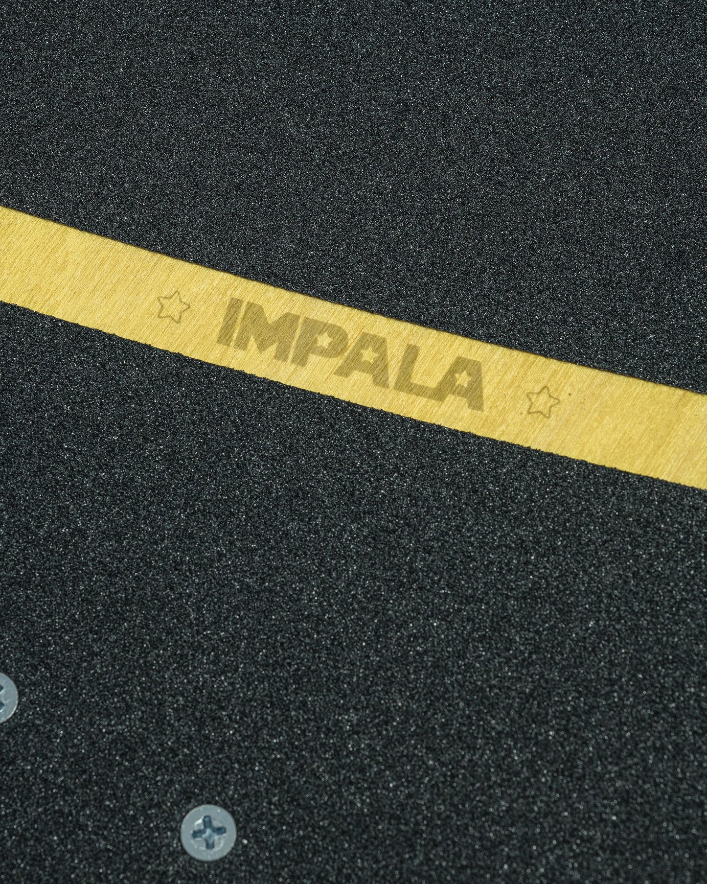 Grip tape detailing of Impala Blossom Skateboard - Wattle