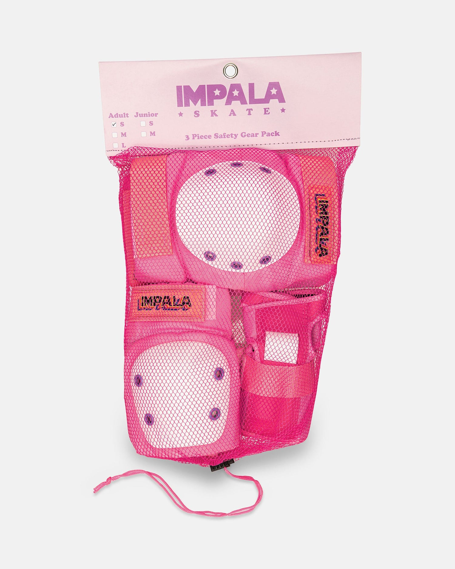 Packaging for the Impala Protective Set - Pink